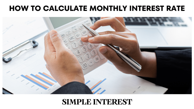 How to Find Interest Rate Per Month