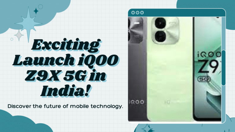 iQOO Z9X 5G Launched in India